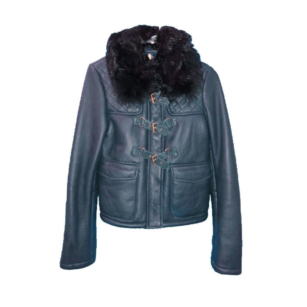 Topshop Genuine Sheepskin Fur Coat